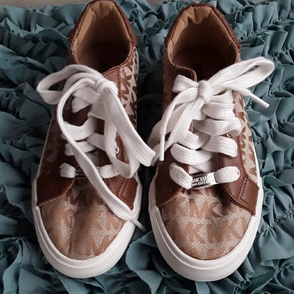 Michael Kors Other - Michael Kors Girls MK Printed Sneakers size 12
